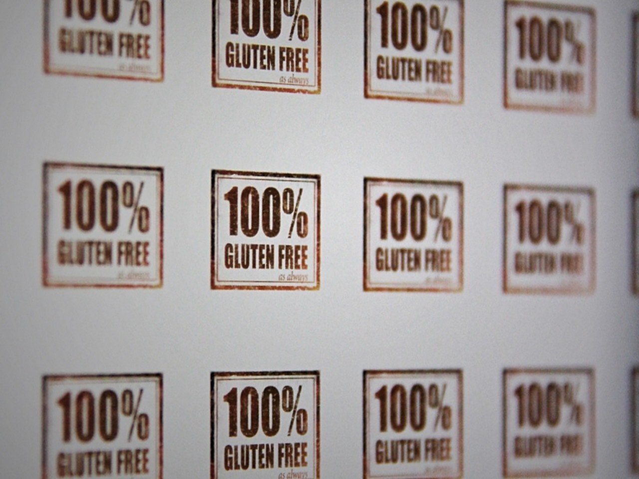 Gluten Free Esperta: chi e cosa fa - foto 100% GlutenFree_Stickers by_StickerGiant_CC_BY_2