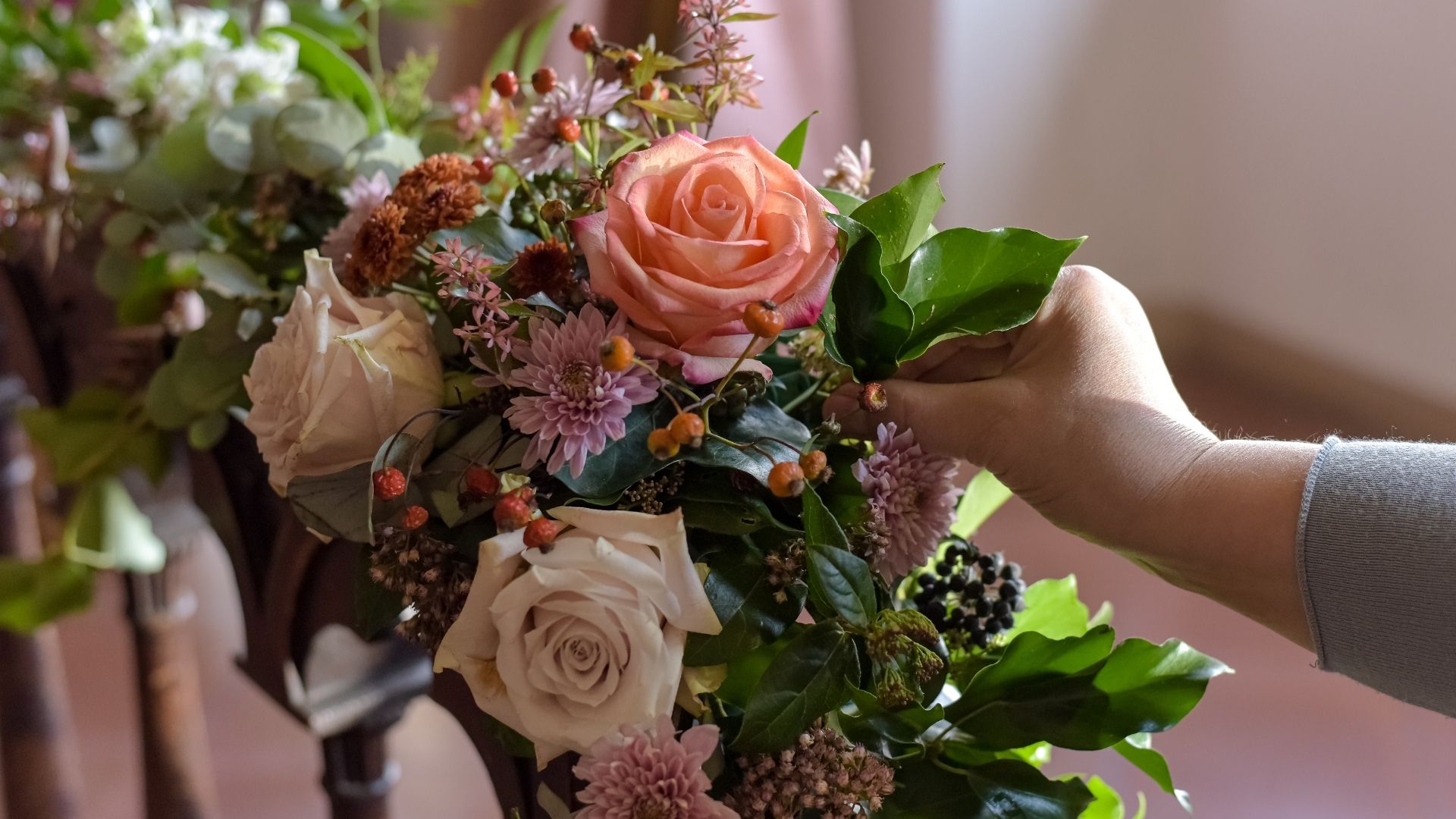 i colori delle decorazioni del matrimonio