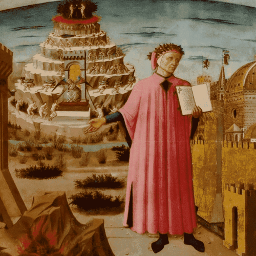 Dante e il suo viaggio nell'oltretomba