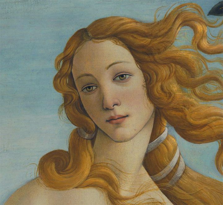 la nascita di venere di botticelli descrizione