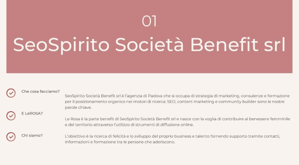 SEOSpirito società benefit srl